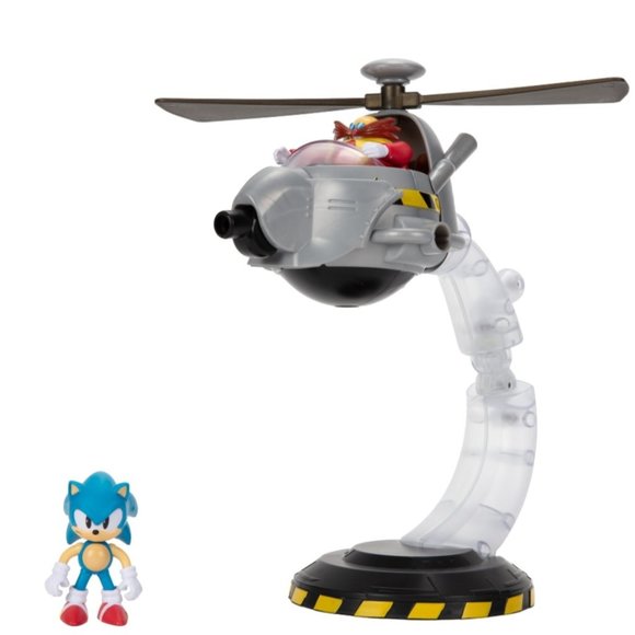 Sonic the Hedgehog 14PC Egg Mobile Battle Playset Jakks Pacific Toy - Picture 3 of 11